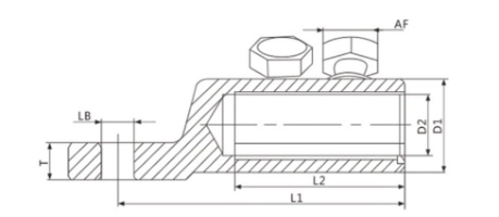 Blmt Aluminum Mechanical Terminal Cable Lugs with Shear off Head Bolt