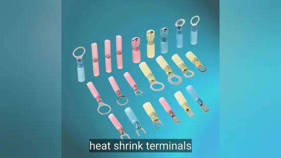 Terminales de crimpado de clavija con aislamiento de PVC y nailon con UL