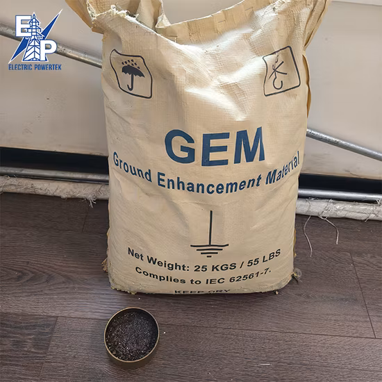 Material de mejora del suelo de grafeno compuesto de relleno de puesta a tierra