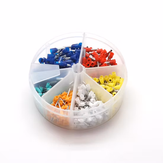 Terminal de extremo de cable de cobre aislado de fábrica china con estañado