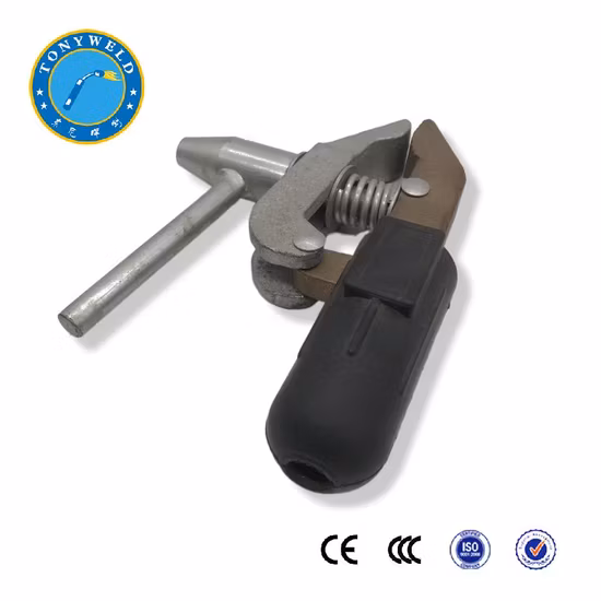 Abrazaderas de tierra ajustables tipo Reino Unido Conexión a tierra de cobre