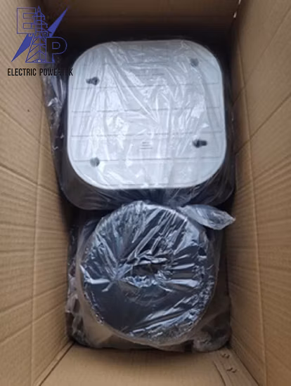 Pozo de inspección de tierra de PP y fibra de vidrio de alta calidad para protección contra rayos