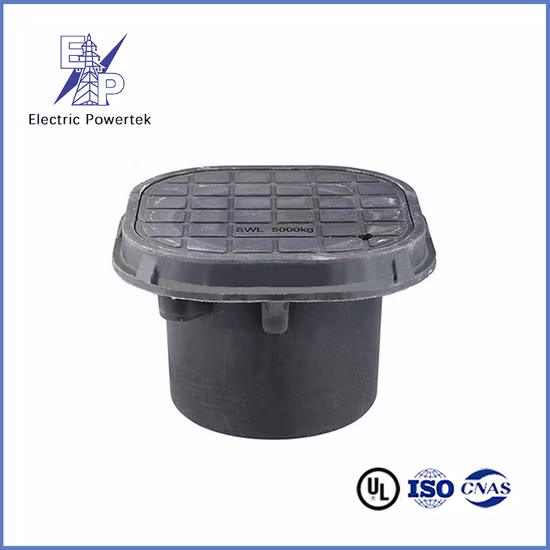 Sistema de puesta a tierra de fácil instalación Fabricante de pozos de inspección de tierra