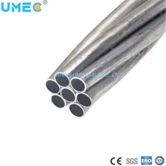 Hilo de acero revestido de aluminio del conductor de tierra aéreo de 3,4 mm y 3,6 mm