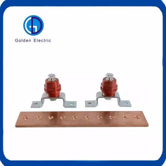 Venta caliente Barras colectoras de tierra de cobre Barra de conexión a tierra eléctrica Barra colectora de cobre eléctrica para protección de tierra