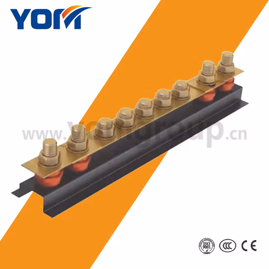 Venta caliente Barra colectora de conexión a tierra Barra colectora de cobre bañada en plata