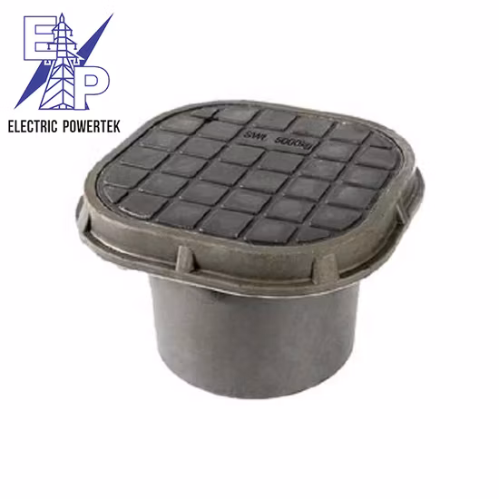 Pozo de inspección de PVC de fácil instalación para sistema de puesta a tierra