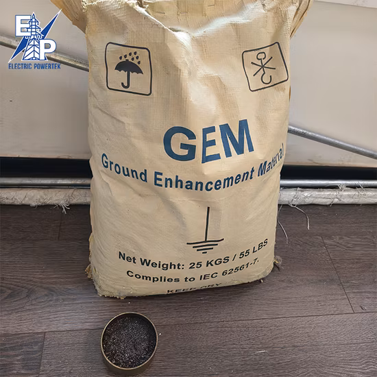 Material compuesto de mejora del suelo compuesto de puesta a tierra de bentonita